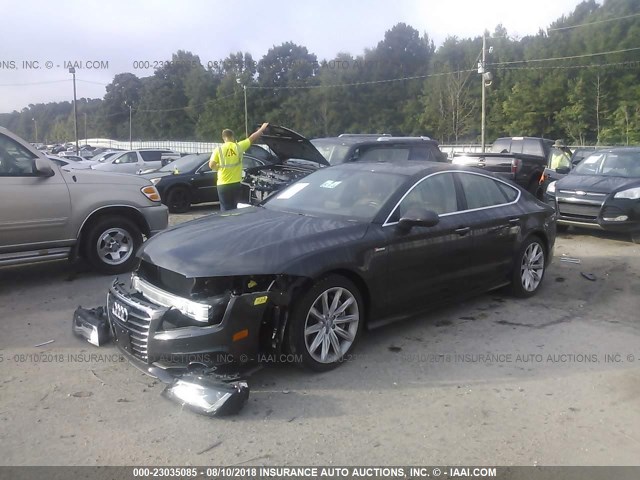 WAUSGAFC4CN027766 - 2012 AUDI A7 PRESTIGE GRAY photo 2