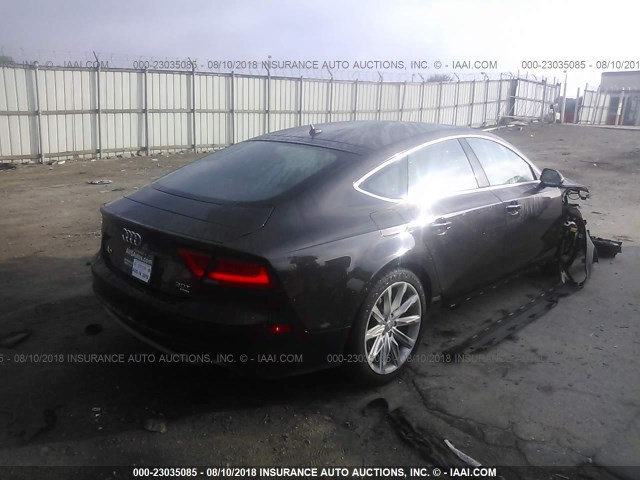 WAUSGAFC4CN027766 - 2012 AUDI A7 PRESTIGE GRAY photo 4