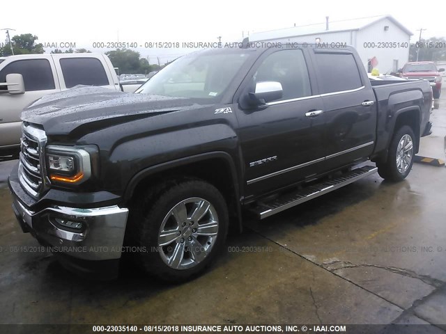 3GTU2NEC4GG122443 - 2016 GMC SIERRA K1500 SLT BLACK photo 2