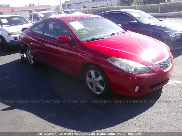 4T1CA30P84U007572 - 2004 TOYOTA CAMRY SOLARA SE/SLE წითელი ფოტო 1