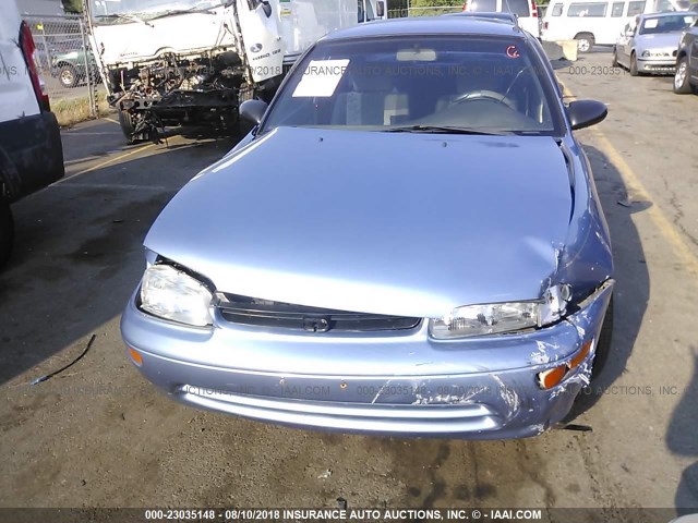 1Y1SK5268SZ070292 - 1995 GEO PRIZM LSI BLUE photo 6