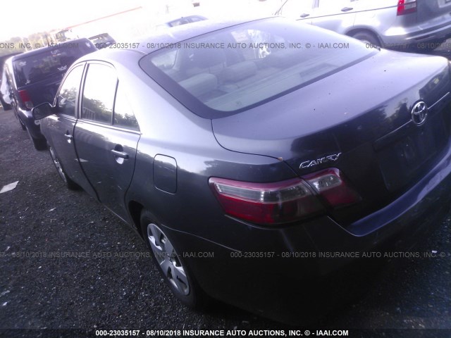4T1BE46K67U155919 - 2007 TOYOTA CAMRY NEW GENERAT CE/LE/XLE/SE GRAY photo 3