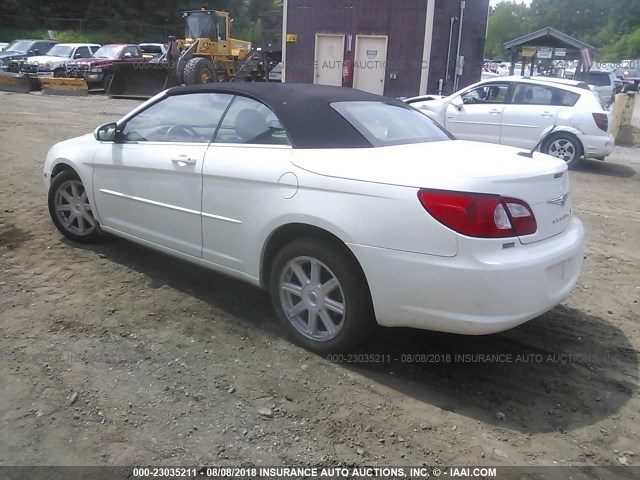 1C3LC55R88N270976 - 2008 CHRYSLER SEBRING TOURING WHITE photo 3