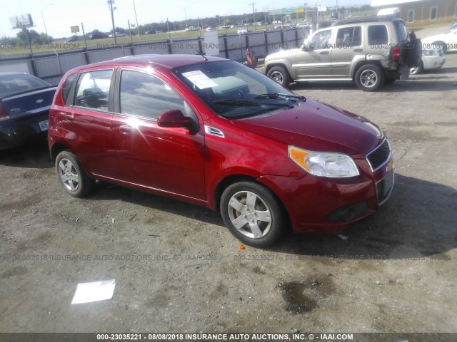 KL1TD6DE8BB127278 - 2011 CHEVROLET AVEO LS/LT 红色 照片 1