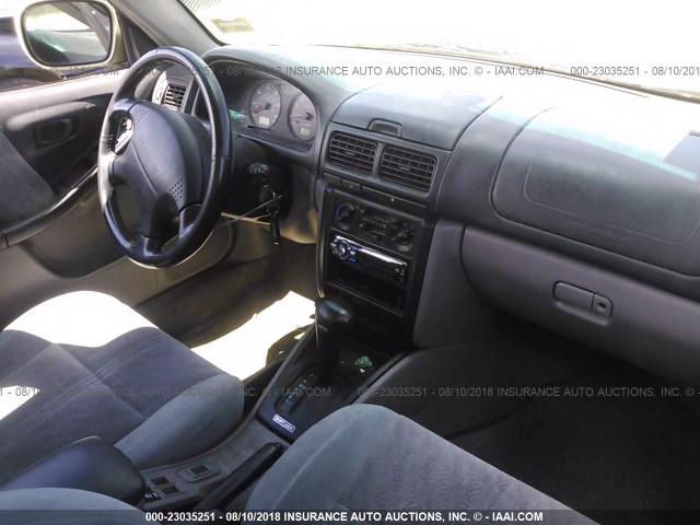 JF1SF65561H755886 - 2001 SUBARU FORESTER S GREEN photo 5