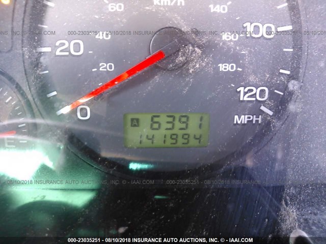 JF1SF65561H755886 - 2001 SUBARU FORESTER S GREEN photo 7