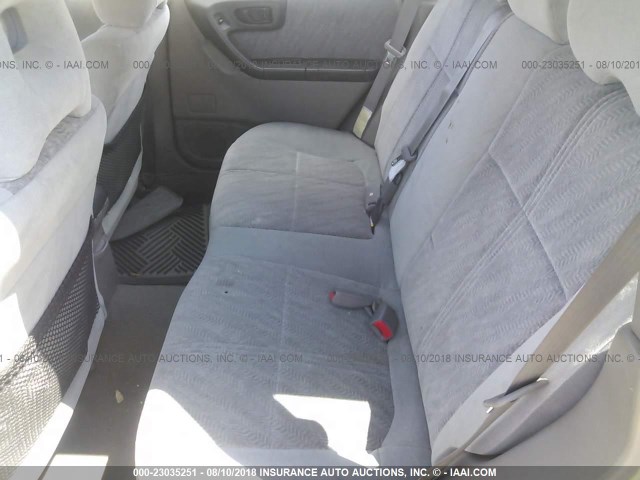 JF1SF65561H755886 - 2001 SUBARU FORESTER S GREEN photo 8