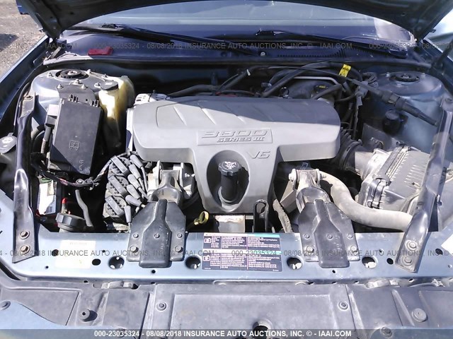 2G2WP552161172116 - 2006 PONTIAC GRAND PRIX Կապույտ լուսանկար 10