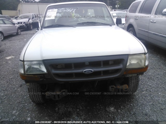 1FTYR14XXXTB02890 - 1999 FORD RANGER SUPER CAB WHITE photo 6