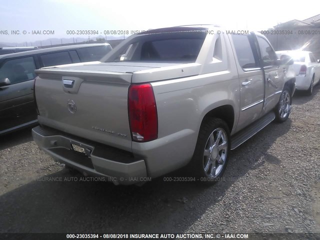 3GYFK62857G307982 - 2007 CADILLAC ESCALADE EXT GOLD photo 4