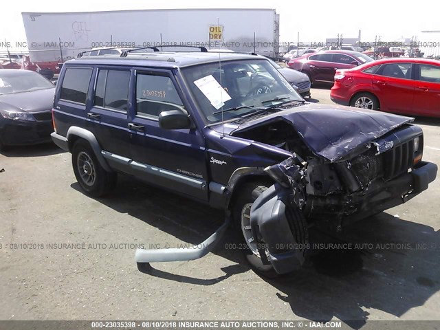 1J4FJ68S5WL173918 - 1998 JEEP CHEROKEE SPORT/CLASSIC ლურჯი ფოტო 1