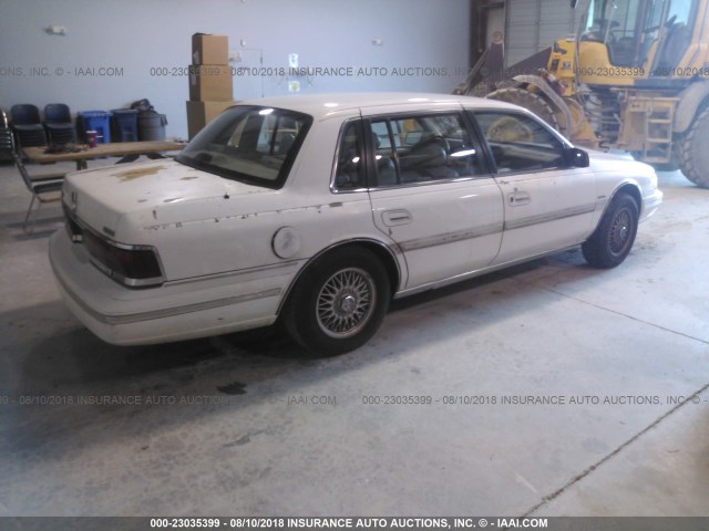 1LNCM9842MY705933 - 1991 LINCOLN CONTINENTAL SIGNATURE WHITE photo 4