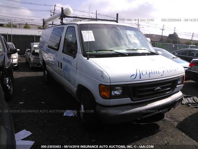 1FTSS34L04HA56732 - 2004 FORD ECONOLINE E350 SUPER DUTY VAN WHITE photo 1