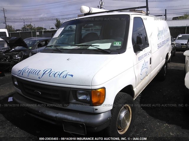 1FTSS34L04HA56732 - 2004 FORD ECONOLINE E350 SUPER DUTY VAN WHITE photo 2