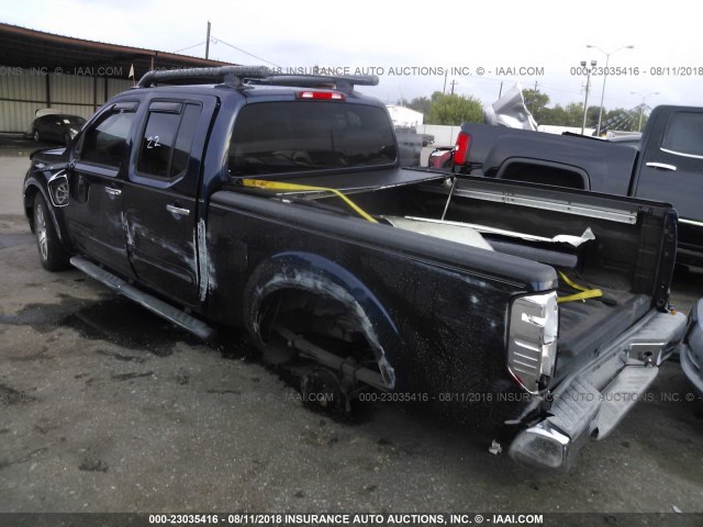 1N6AD0FR8BC432977 - 2011 NISSAN FRONTIER SV/SL BLUE photo 3