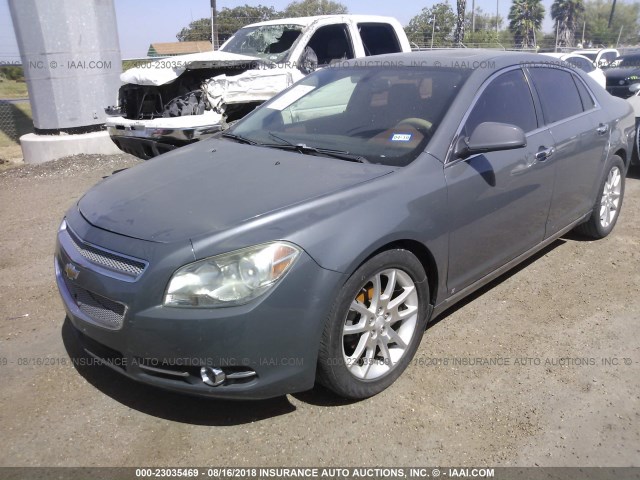 1G1ZK57B694181352 - 2009 CHEVROLET MALIBU LTZ 灰色 照片 2