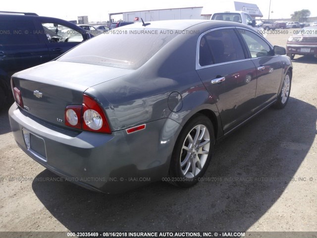 1G1ZK57B694181352 - 2009 CHEVROLET MALIBU LTZ 灰色 照片 4