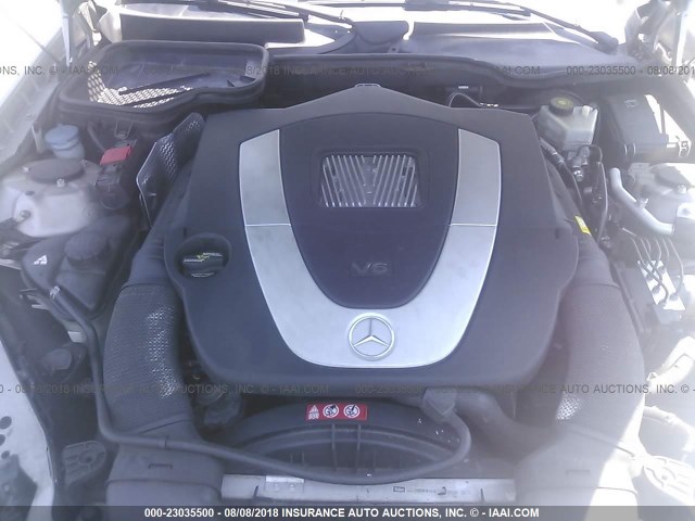 WDBWK54F86F132363 - 2006 MERCEDES-BENZ SLK 280 SILVER photo 10