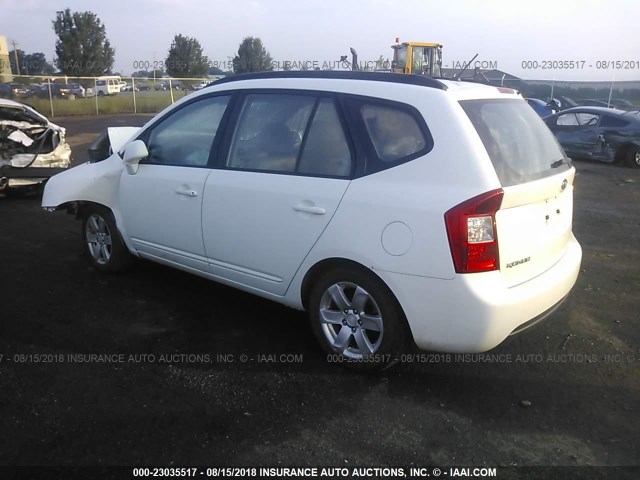 KNAFG526X87183220 - 2008 KIA RONDO LX/EX WHITE photo 3