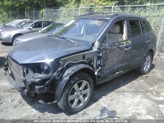 5NMSH73E57H114457 - 2007 HYUNDAI SANTA FE SE/LIMITED GRAY photo 2