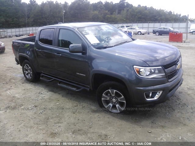 1GCGSDEN5H1165827 - 2017 CHEVROLET COLORADO Z71 GRAY photo 1