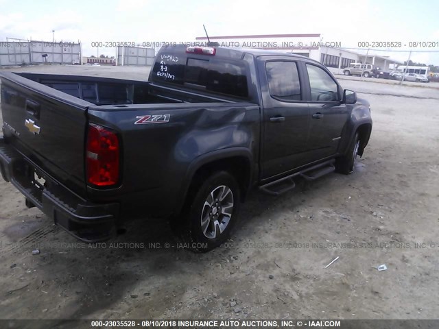 1GCGSDEN5H1165827 - 2017 CHEVROLET COLORADO Z71 GRAY photo 4