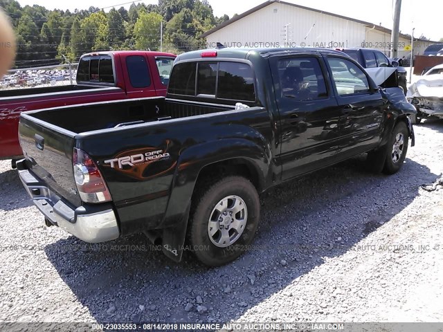 3TMLU4EN9CM086035 - 2012 TOYOTA TACOMA DOUBLE CAB 绿色 照片 4