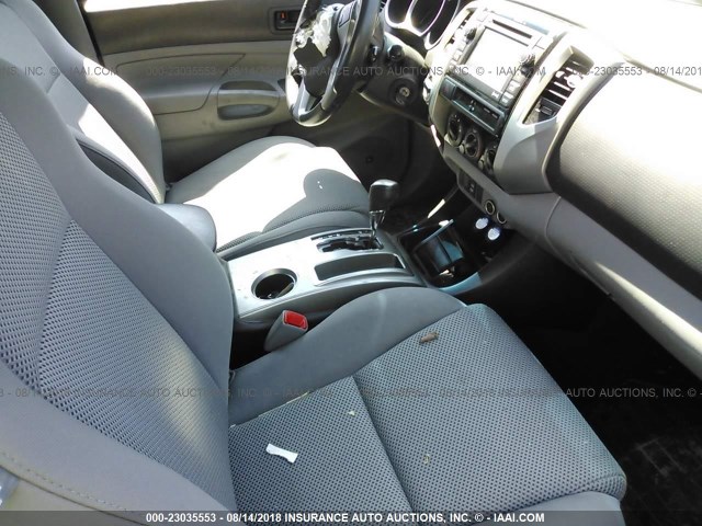 3TMLU4EN9CM086035 - 2012 TOYOTA TACOMA DOUBLE CAB 绿色 照片 5