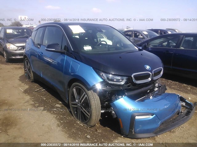 WBY7Z4C52JVD95372 - 2018 BMW I3 REX BLUE photo 1