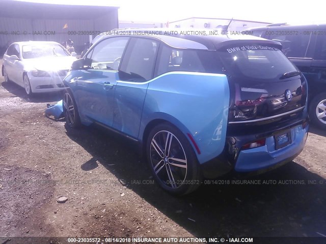 WBY7Z4C52JVD95372 - 2018 BMW I3 REX Көк фото 3