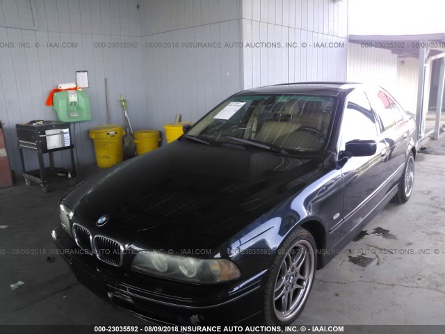 WBADN63433GS56355 - 2003 BMW 540 I AUTOMATIC BLACK photo 2