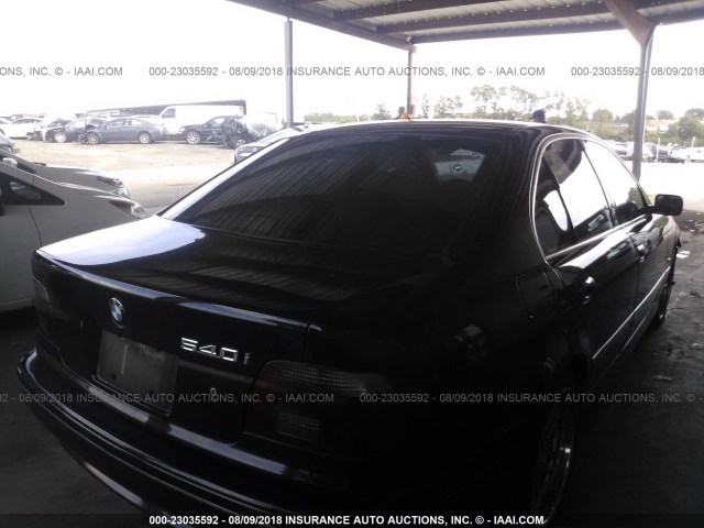 WBADN63433GS56355 - 2003 BMW 540 I AUTOMATIC BLACK photo 4