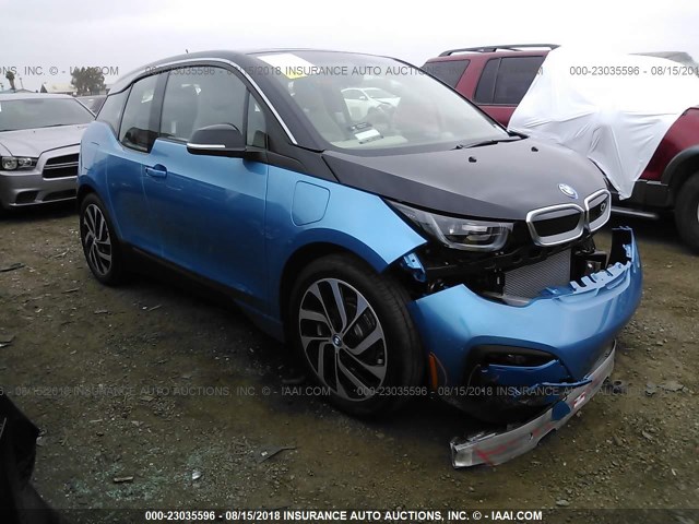 WBY7Z4C52JVD96151 - 2018 BMW I3 REX BLUE photo 1