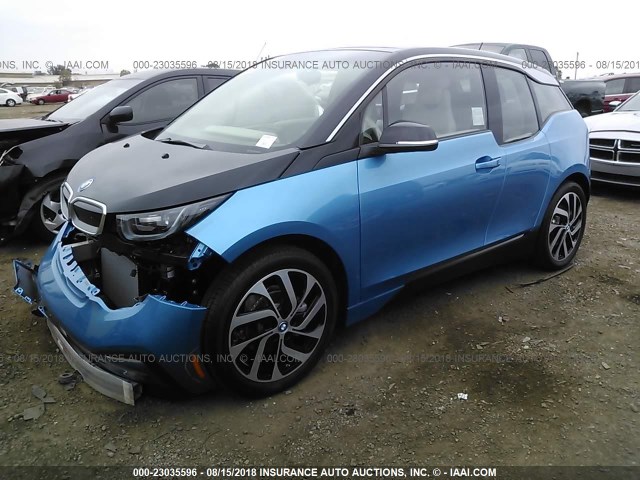 WBY7Z4C52JVD96151 - 2018 BMW I3 REX BLUE photo 2