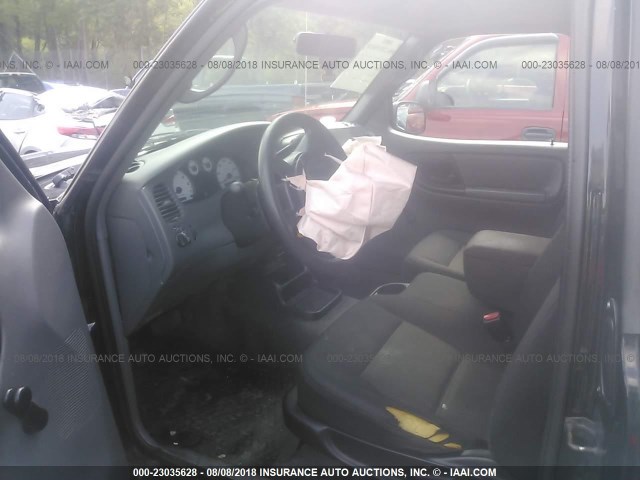 1FTZR45E54TA06258 - 2004 FORD RANGER SUPER CAB 黑色 照片 5