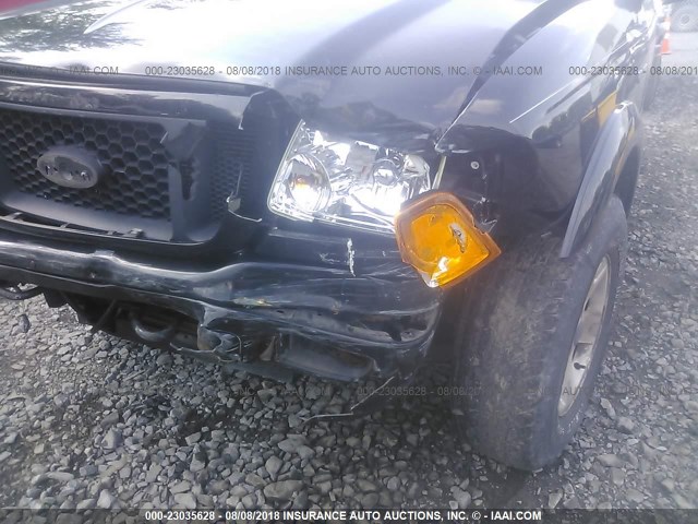 1FTZR45E54TA06258 - 2004 FORD RANGER SUPER CAB 黑色 照片 6