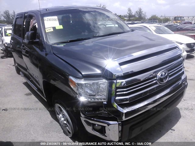 5TFRM5F14GX103528 - 2016 TOYOTA TUNDRA DOUBLE CAB SR/SR5 GRAY photo 1