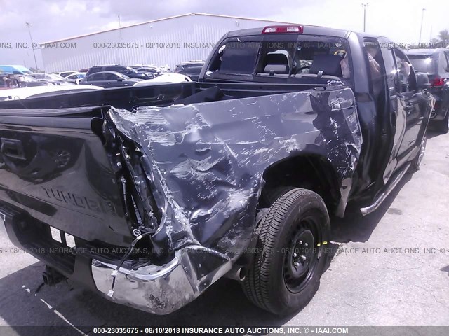 5TFRM5F14GX103528 - 2016 TOYOTA TUNDRA DOUBLE CAB SR/SR5 GRAY photo 6