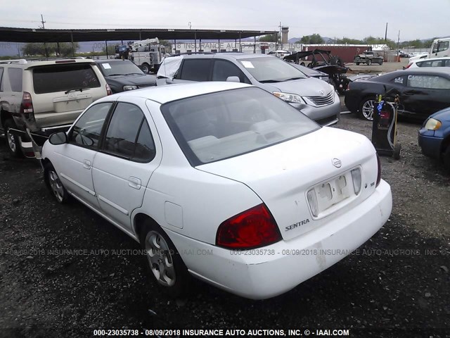 3N1CB51D76L466822 - 2006 NISSAN SENTRA 1.8/1.8S WHITE photo 3