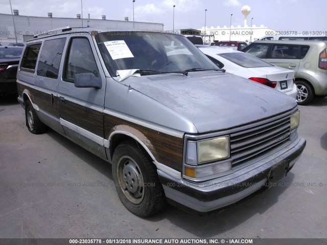 1P4FH54R6LX250603 - 1990 PLYMOUTH GRAND VOYAGER LE SILVER photo 1