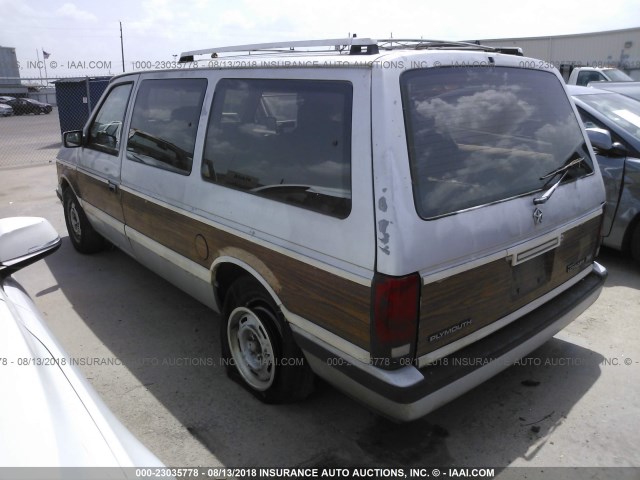 1P4FH54R6LX250603 - 1990 PLYMOUTH GRAND VOYAGER LE SILVER photo 3