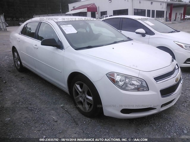 1G1ZB5E08CF240723 - 2012 CHEVROLET MALIBU LS WHITE photo 1