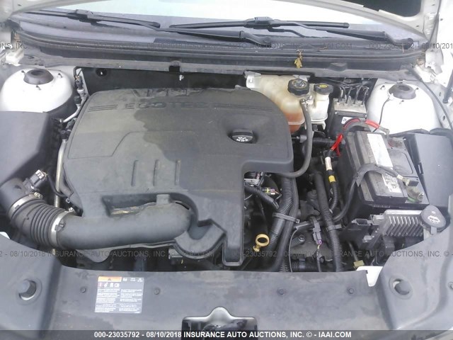 1G1ZB5E08CF240723 - 2012 CHEVROLET MALIBU LS WHITE photo 10