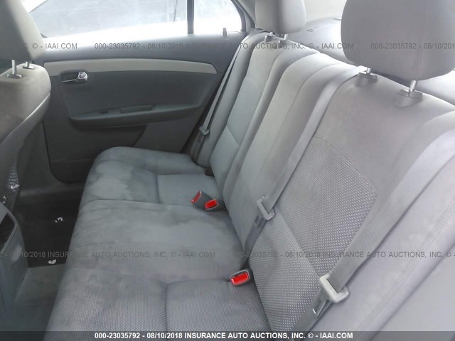 1G1ZB5E08CF240723 - 2012 CHEVROLET MALIBU LS WHITE photo 8