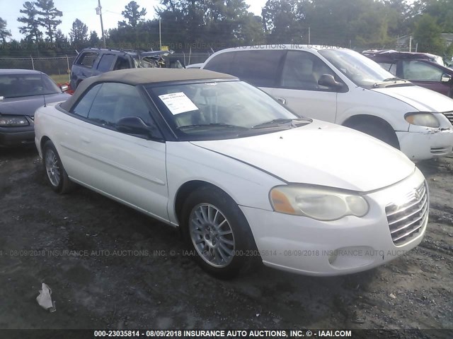 1C3EL55R36N140352 - 2006 CHRYSLER SEBRING TOURING WHITE photo 1