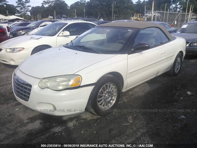 1C3EL55R36N140352 - 2006 CHRYSLER SEBRING TOURING WHITE photo 2