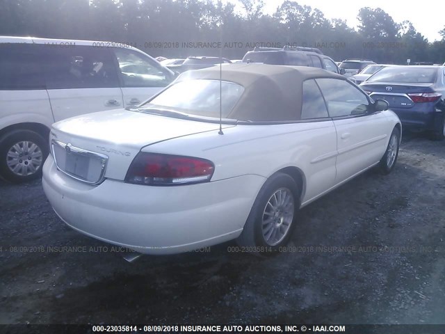 1C3EL55R36N140352 - 2006 CHRYSLER SEBRING TOURING WHITE photo 4