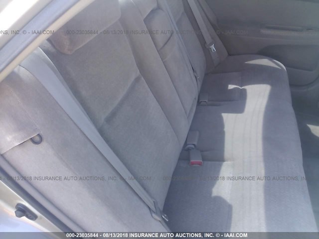JTDBE32K440268453 - 2004 TOYOTA CAMRY LE/XLE Champagne photo 8