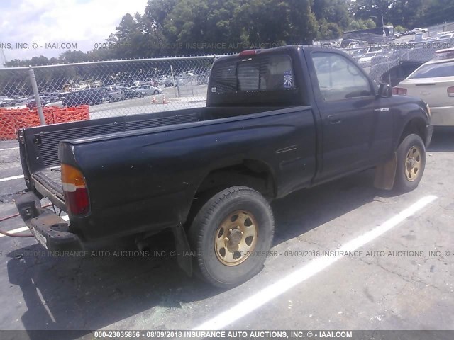 4TAPM62N0TZ148546 - 1996 TOYOTA TACOMA BLACK photo 4