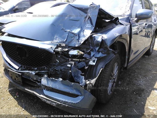 JM3KFBCL7H0111480 - 2017 MAZDA CX-5 TOURING Синий фото 6